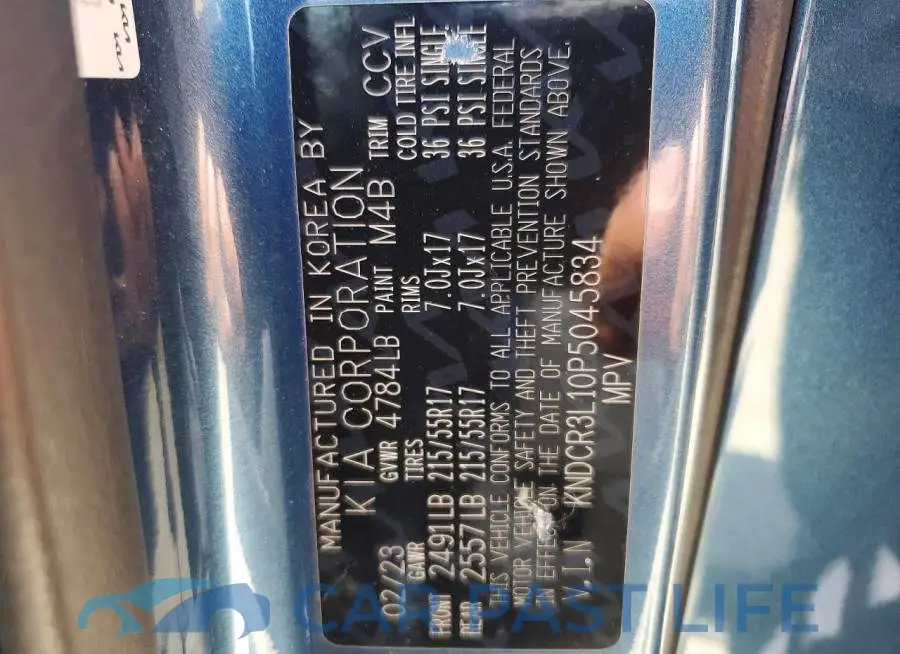 KNDCR3L10P5045834# 13