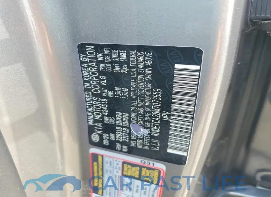KNDETCA28M7073659# 13