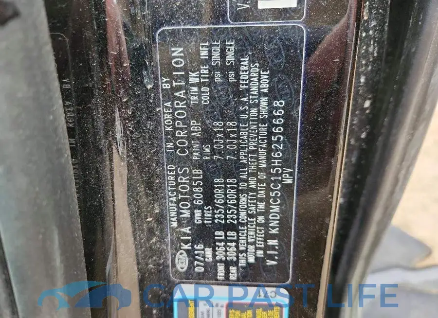 KNDMC5C15H6256668# 13