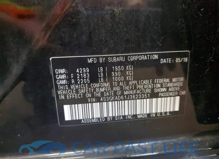 4S3GKAD61J3623351# 12