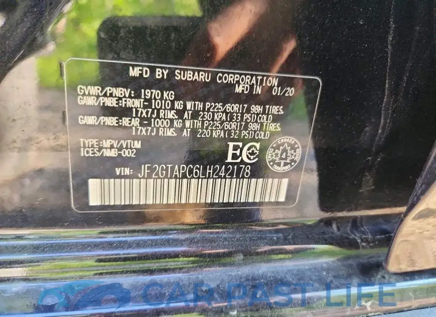 JF2GTAPC6LH242178# 13