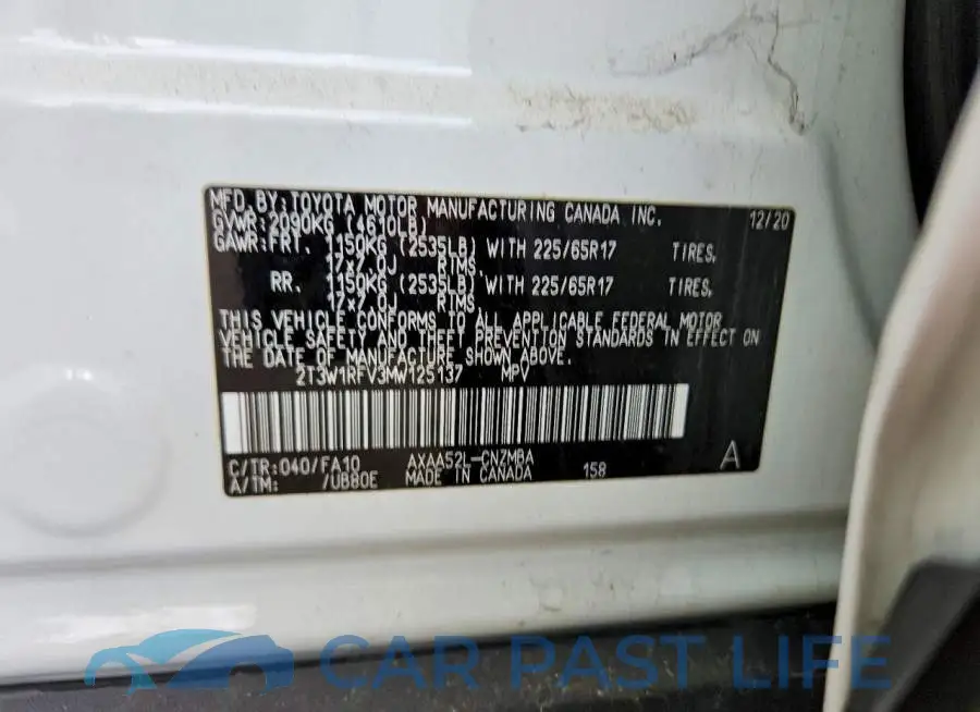 2T3W1RFV3MW125137# 13