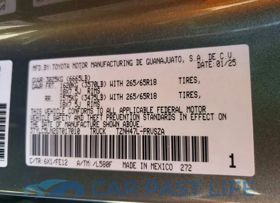 3TYLC5LN2ST017010# 12