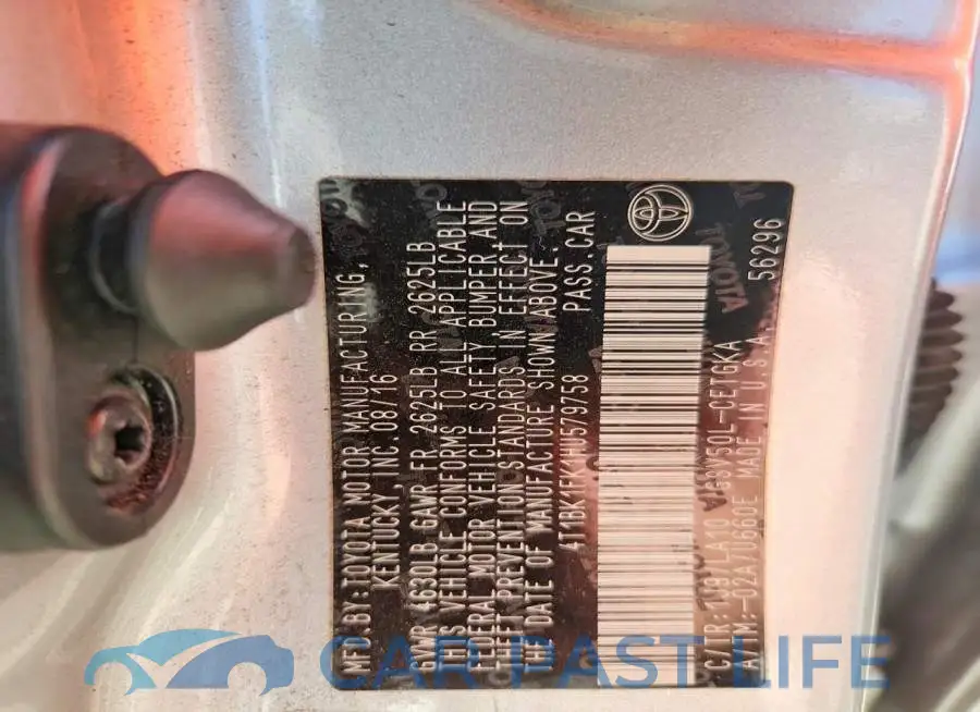 4T1BK1FK1HU579758# 12
