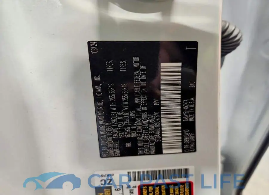 5TDAAAB51RS047810# 13