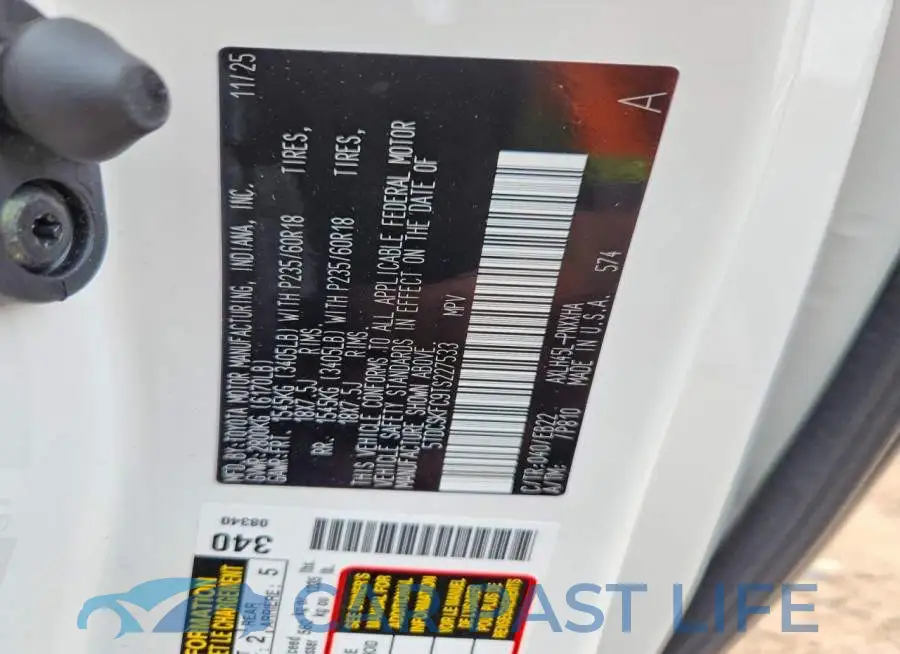 5TDCSKFC9TS227533# 14