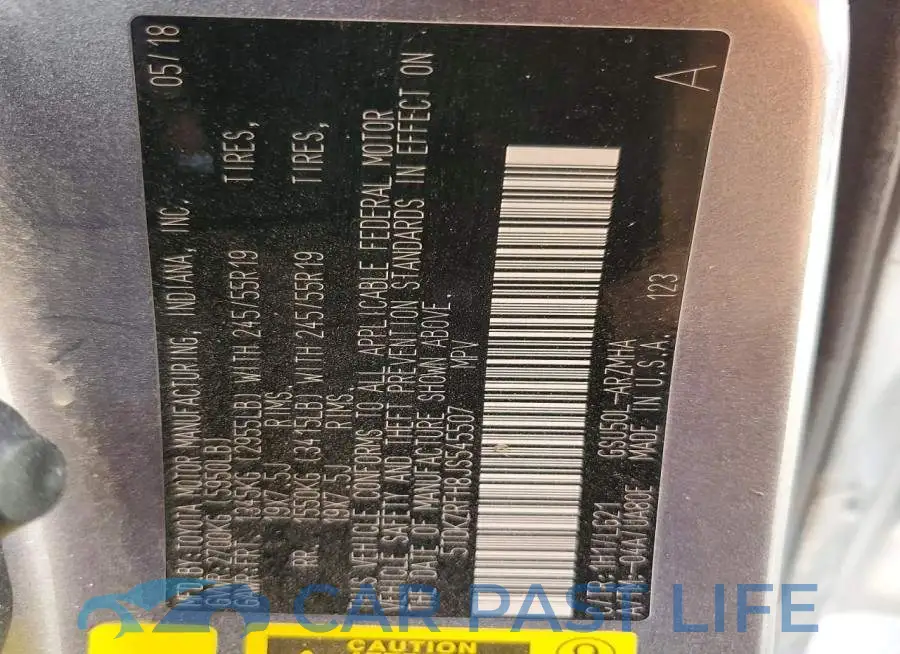 5TDKZRFH8JS545507# 13