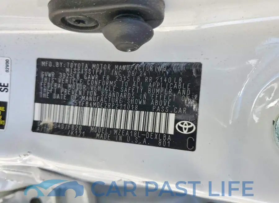 5YFB4MDE2RP211018# 12