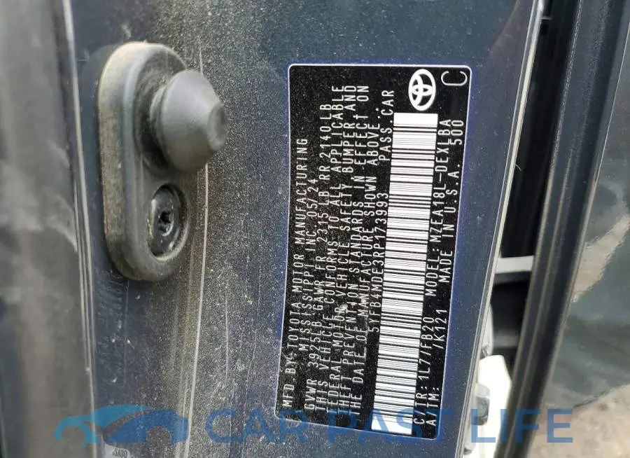 5YFB4MDE3RP173993# 12