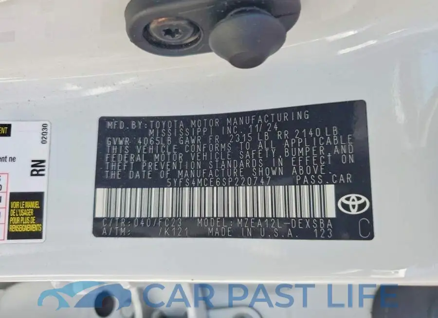5YFS4MCE6SP220747# 13