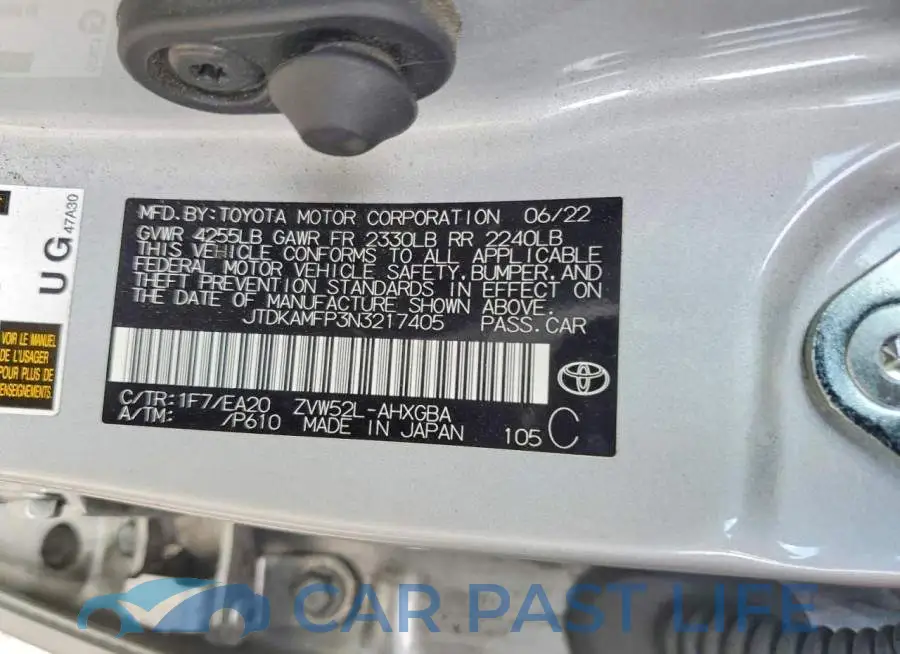 JTDKAMFP3N3217405# 13