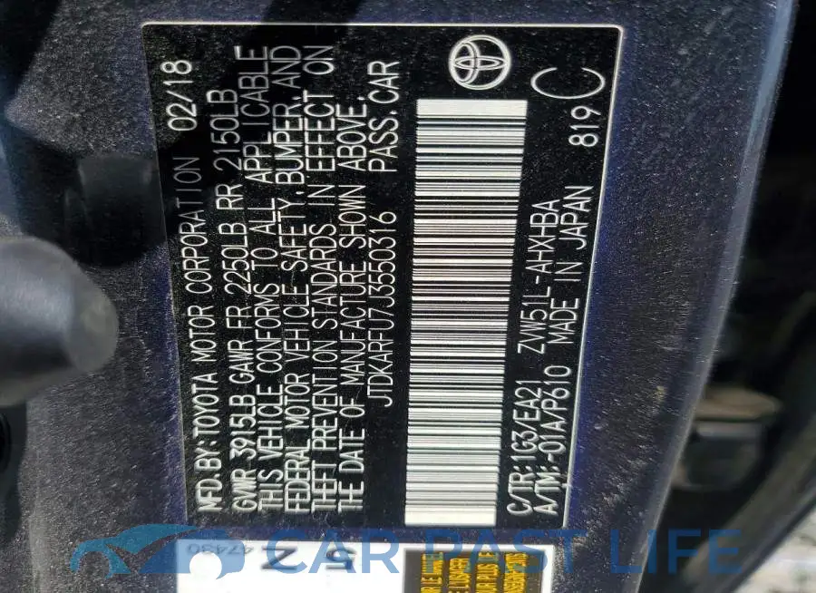 JTDKARFU7J3550316# 13
