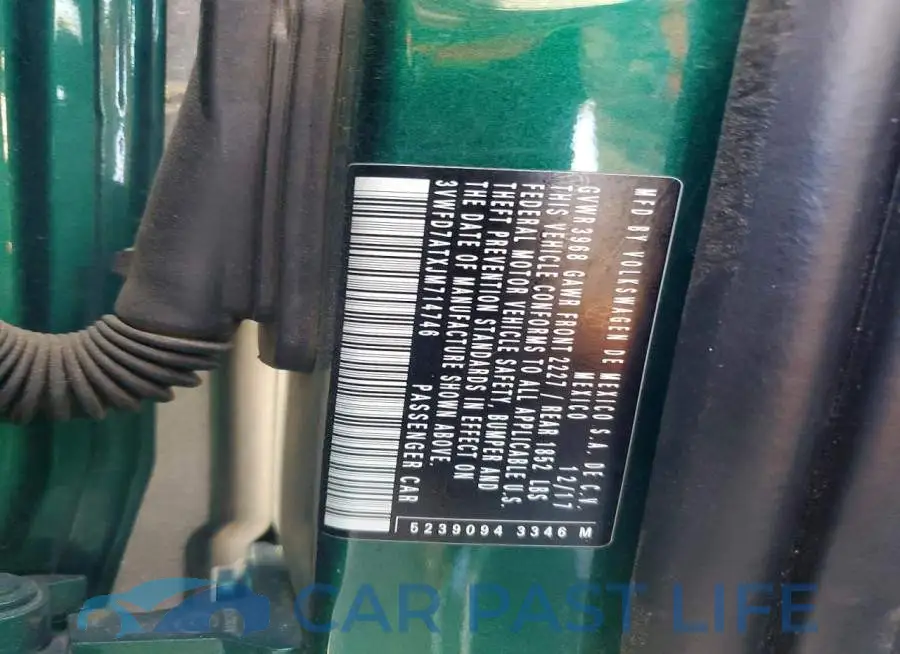 3VWFD7ATXJM714746# 12