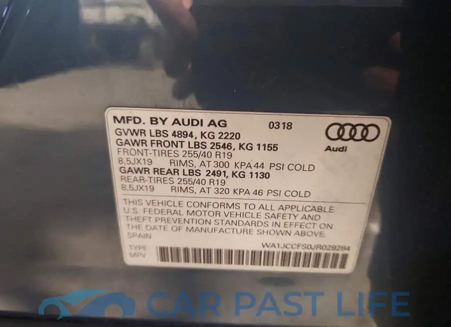 WA1JCCFS0JR029284# 13