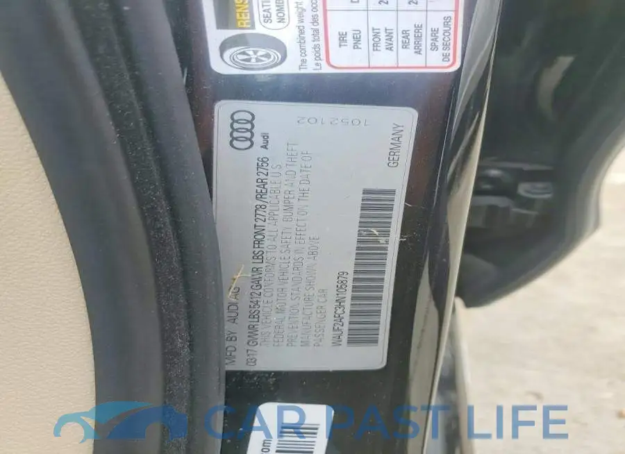 WAUF2AFC3HN105879# 12