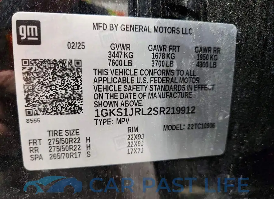 1GKS1JRL2SR219912# 13
