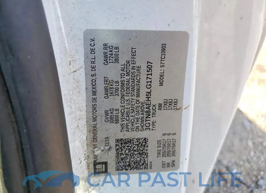 3GTN8AEH5LG171507# 12