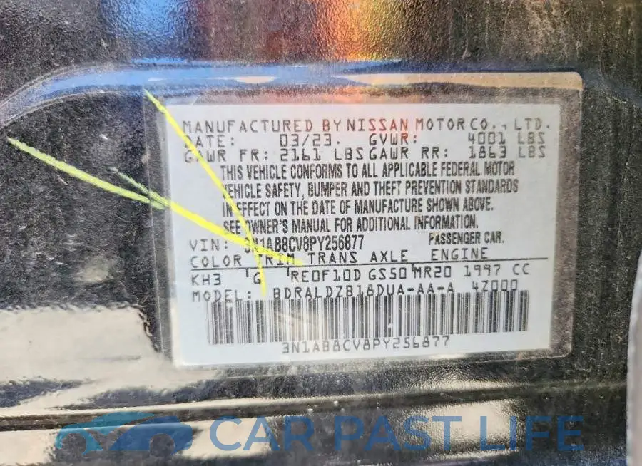 3N1AB8CV8PY256877# 12