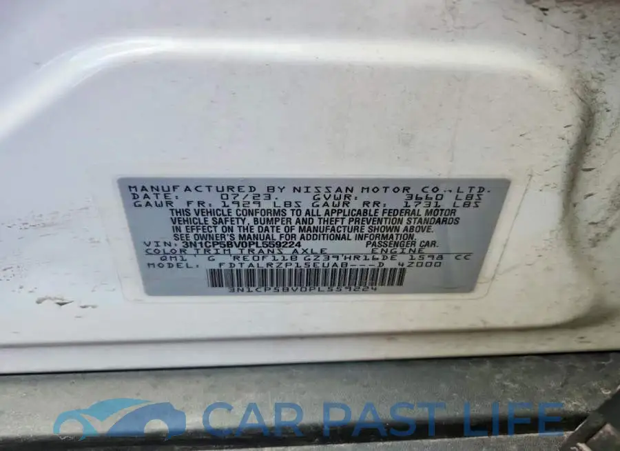 3N1CP5BV0PL559224# 13
