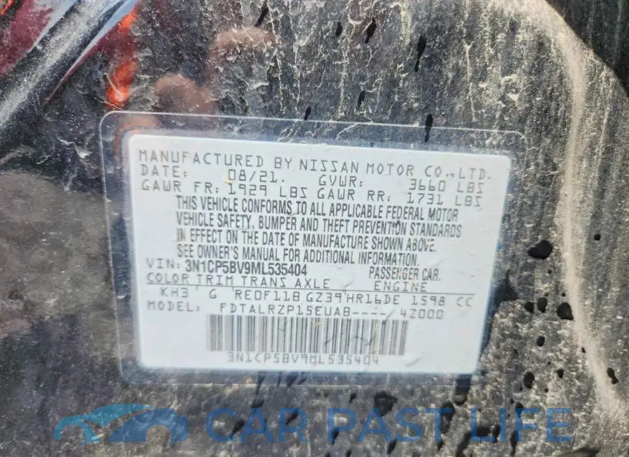 3N1CP5BV9ML535404# 12