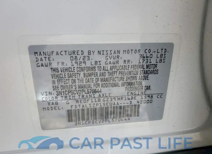 3N1CP5CV2PL570644# 12