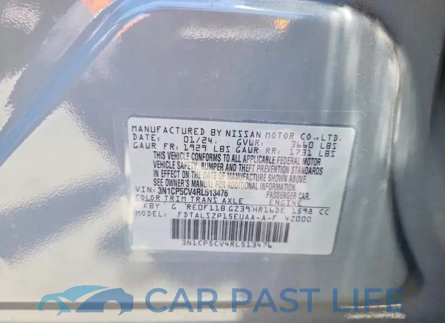 3N1CP5CV4RL513476# 12