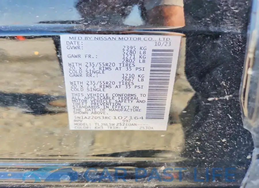 5N1AZ2DS3RC107164# 13