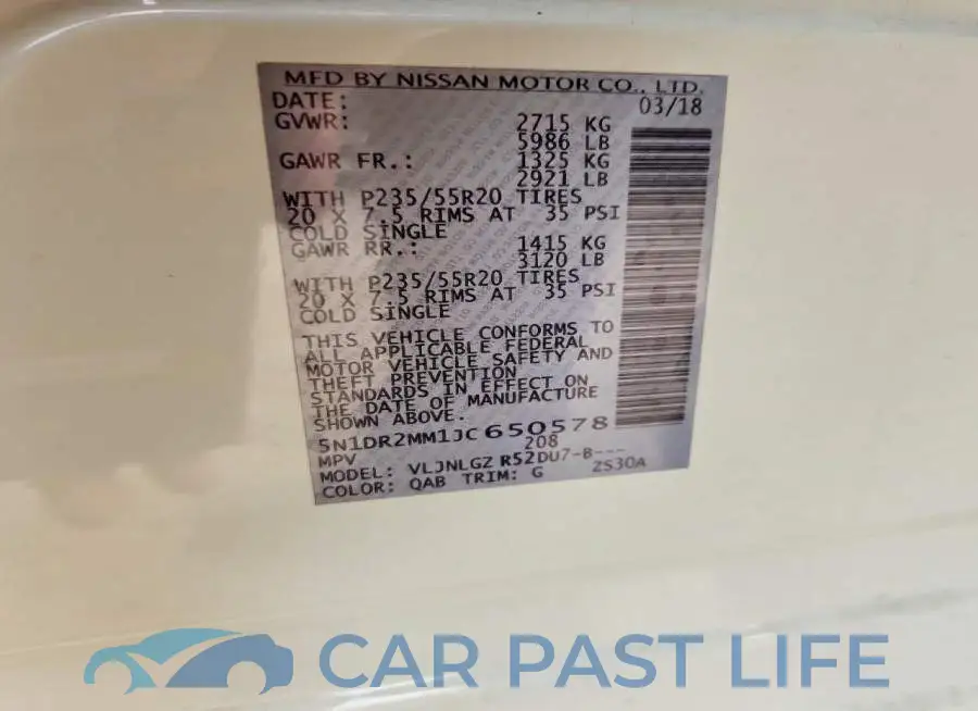 5N1DR2MM1JC650578# 14