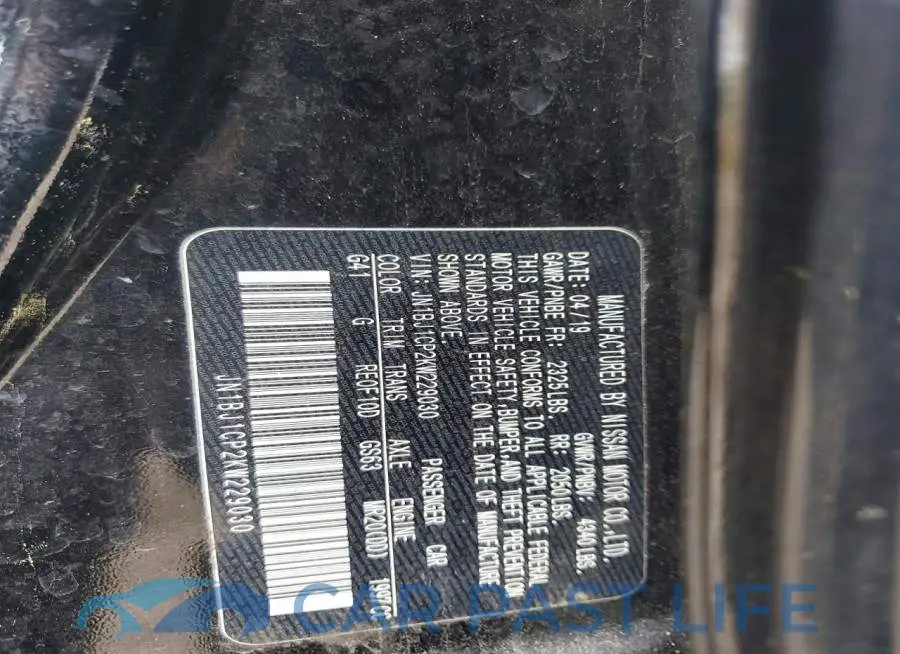 JN1BJ1CP2KW229030# 13