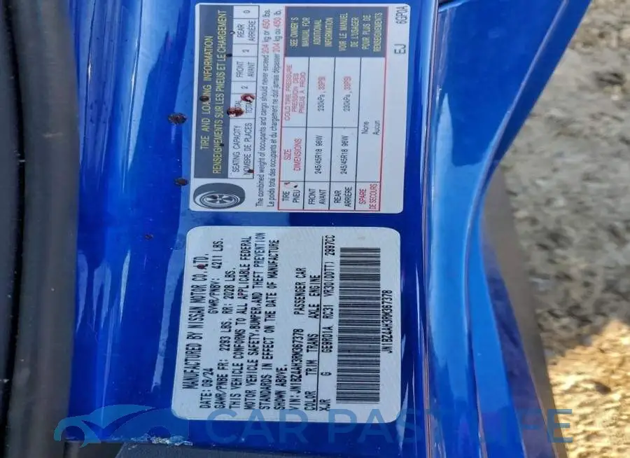JN1BZ4AH3RM367378# 12