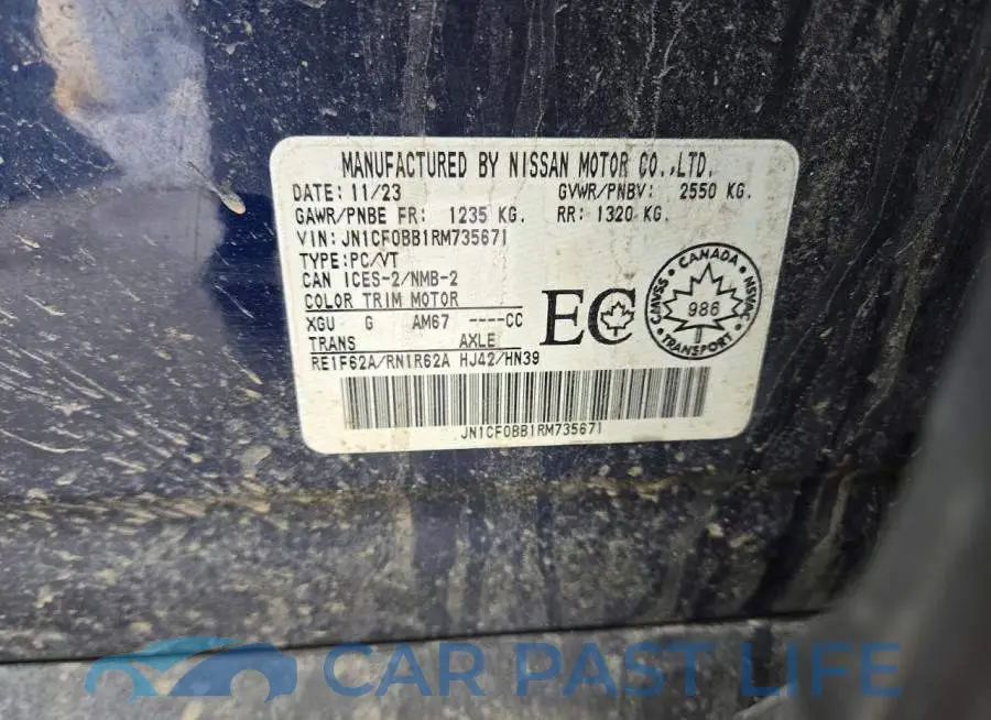 JN1CF0BB1RM735671# 13