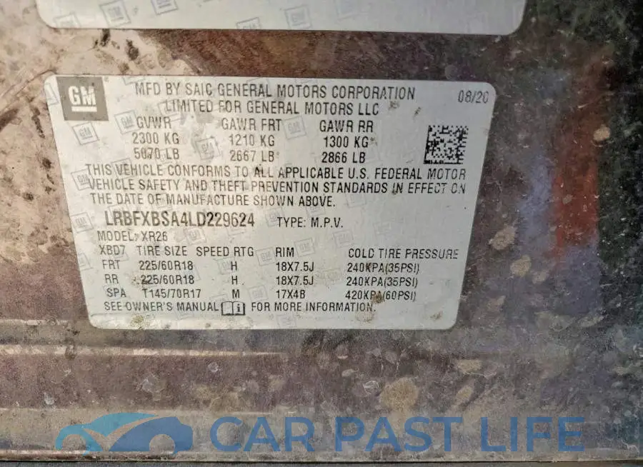 LRBFXBSA4LD229624# 13