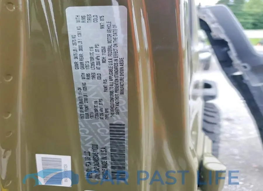 1C4PJXDN8SW511000# 12