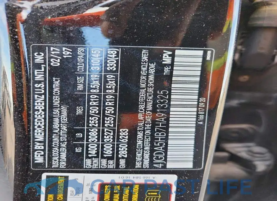 4JGDA5HB7HA913325# 14
