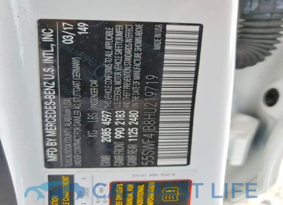 55SWF4JB8HU219719# 12