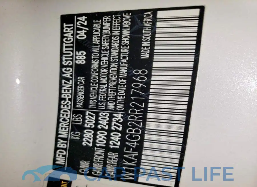W1KAF4GB2RR217968# 12