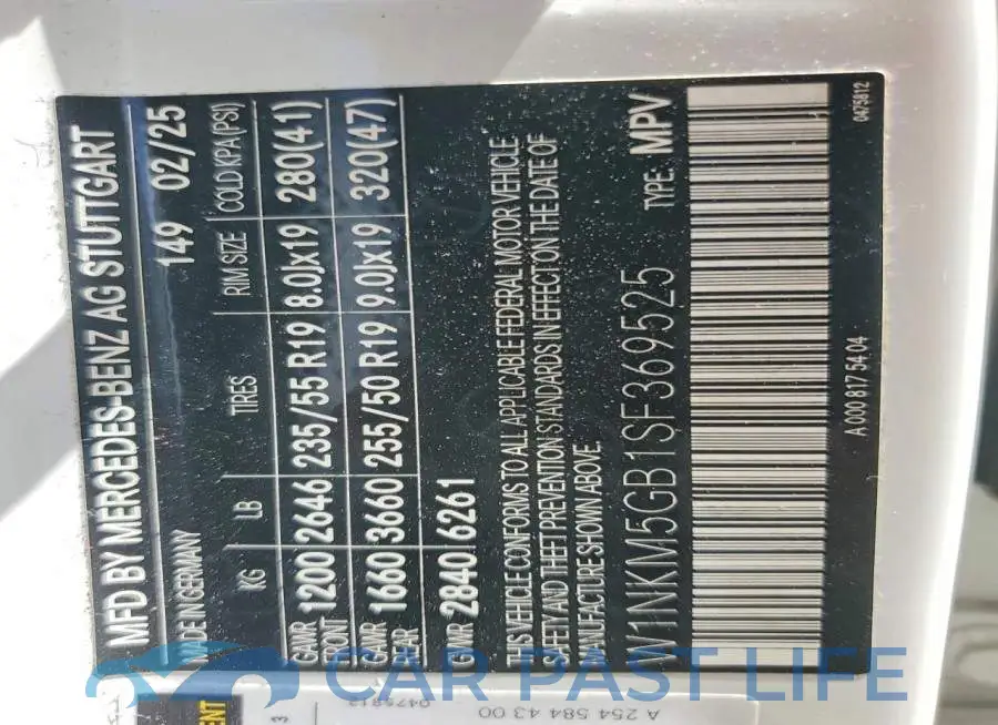 W1NKM5GB1SF369525# 13