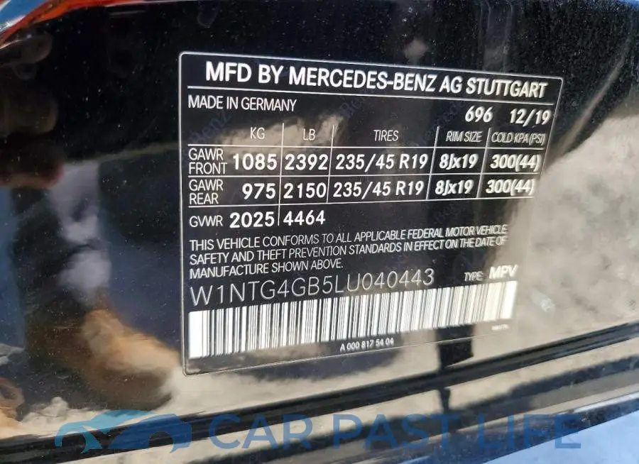 W1NTG4GB5LU040443# 13