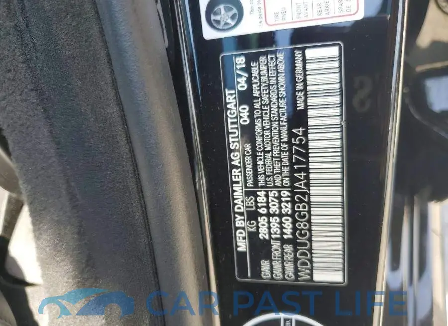 WDDUG8GB2JA417754# 13