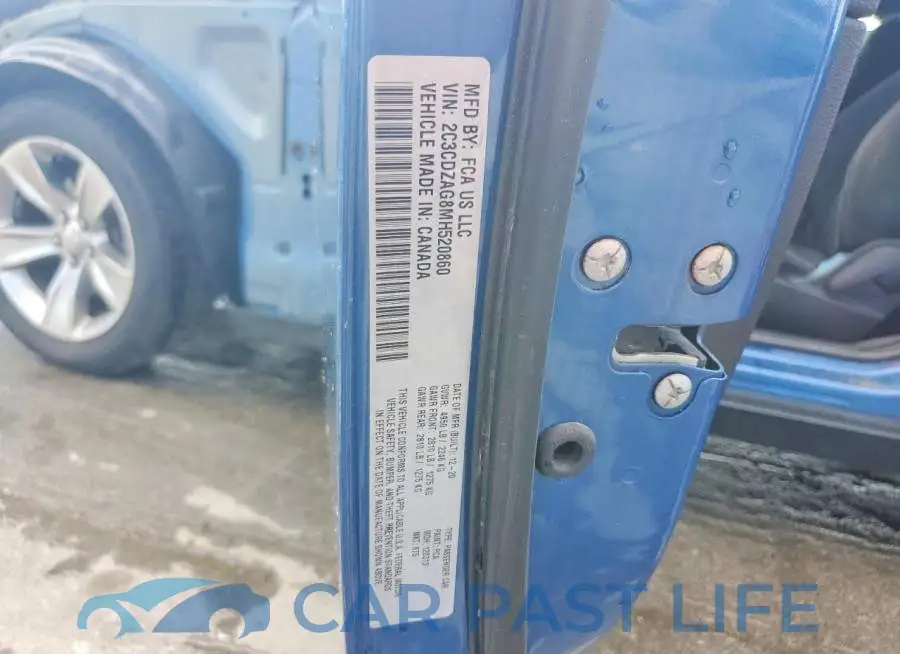 2C3CDZAG8MH520860# 13