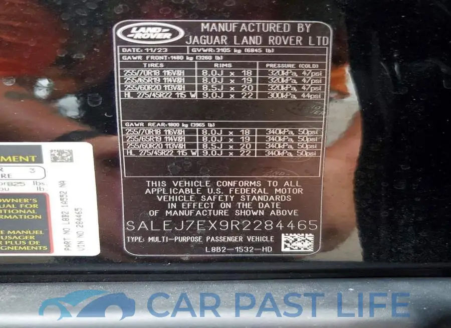 SALEJ7EX9R2284465# 14