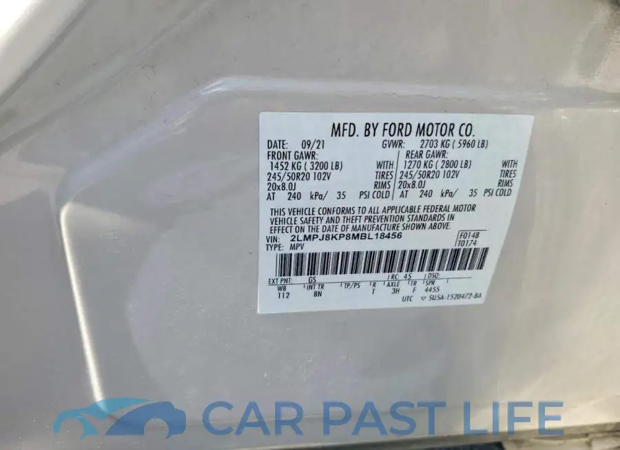 2LMPJ8KP8MBL18456# 13