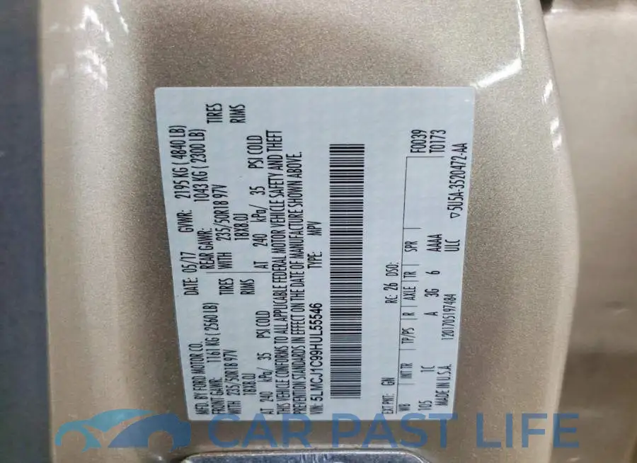 5LMCJ1C99HUL55546# 12