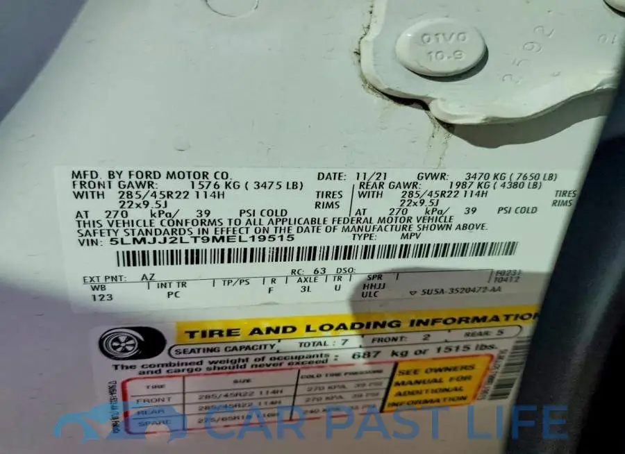 5LMJJ2LT9MEL19515# 14