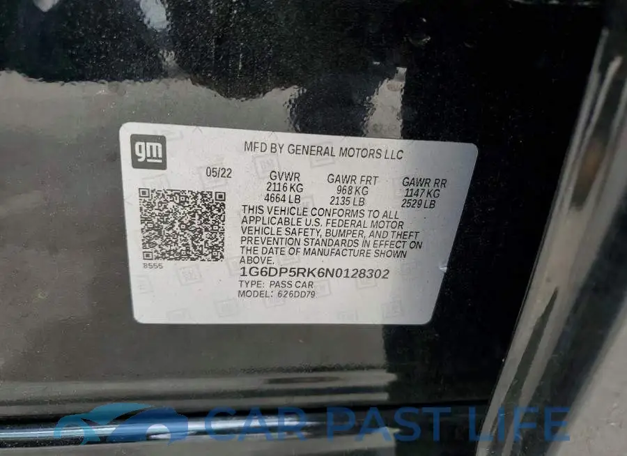1G6DP5RK6N0128302# 12