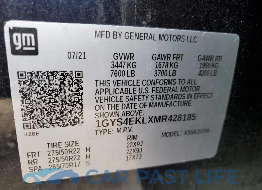 1GYS4EKLXMR428185# 13