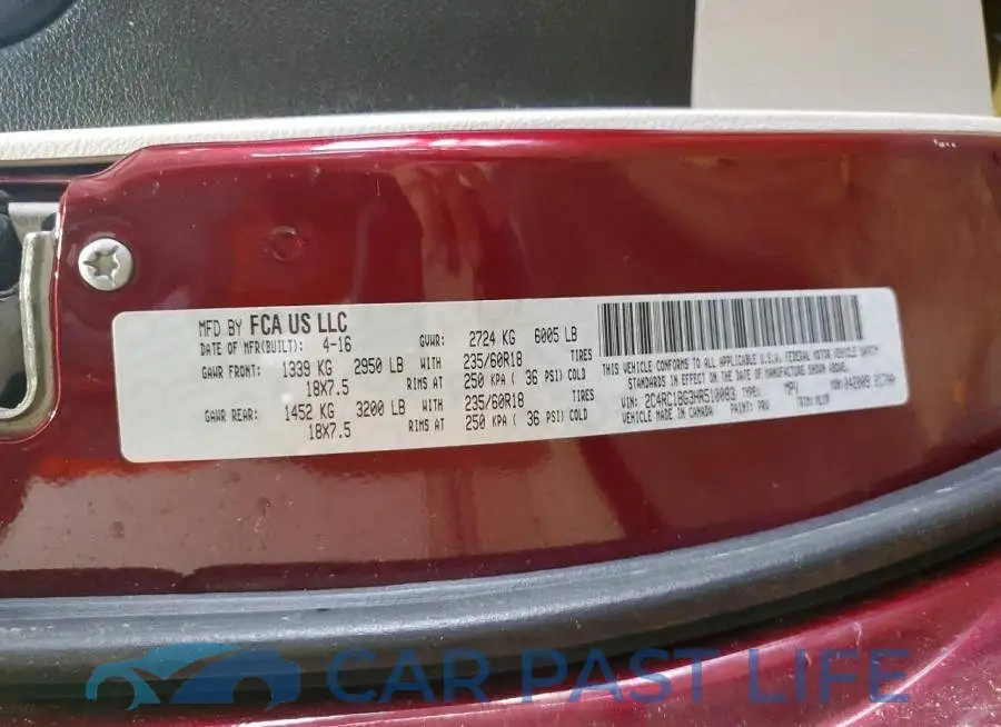 2C4RC1BG3HR510083# 14