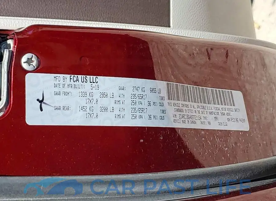 2C4RC1BG4KR721154# 14