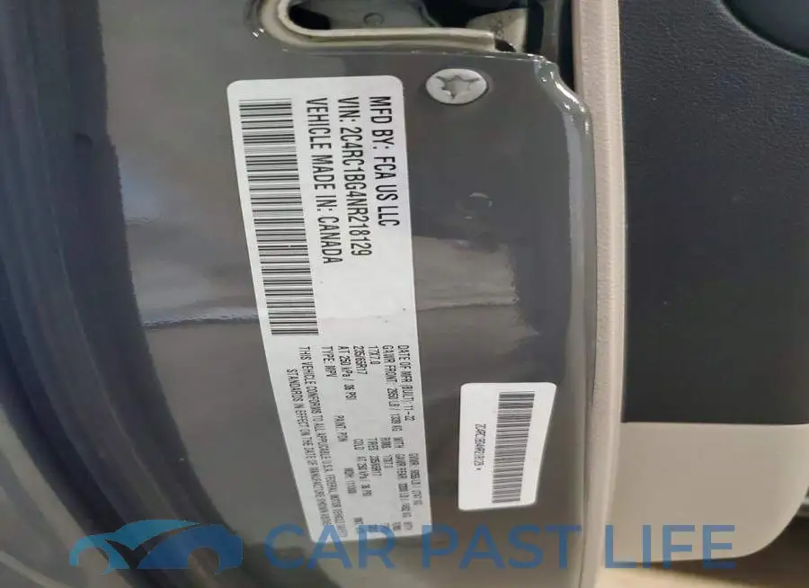 2C4RC1BG4NR218129# 13