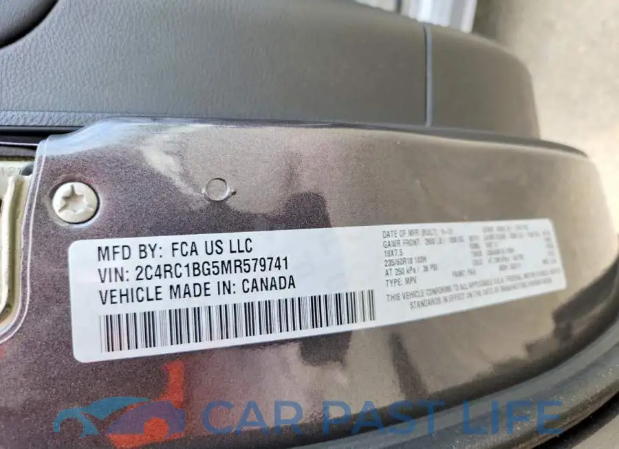 2C4RC1BG5MR579741# 13